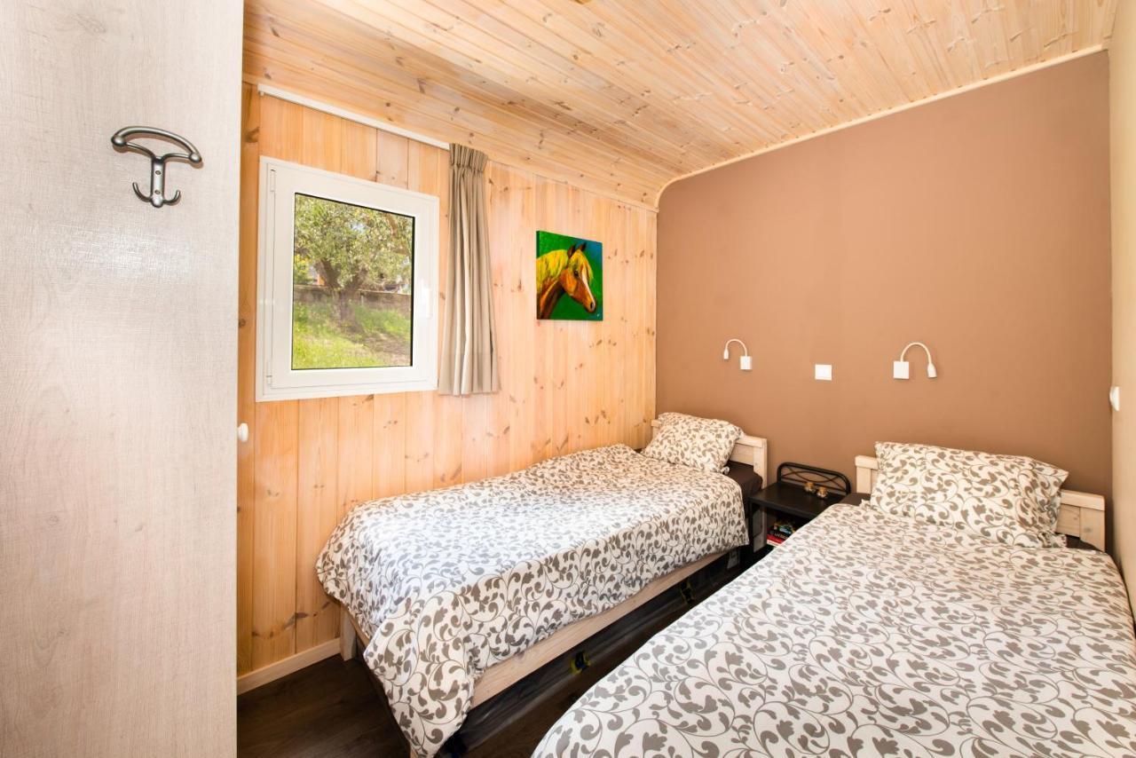 Hakuna Matata Holidays Wooden Lodge With Airco & Pool In Greek Olive Grove 迈索尼 外观 照片