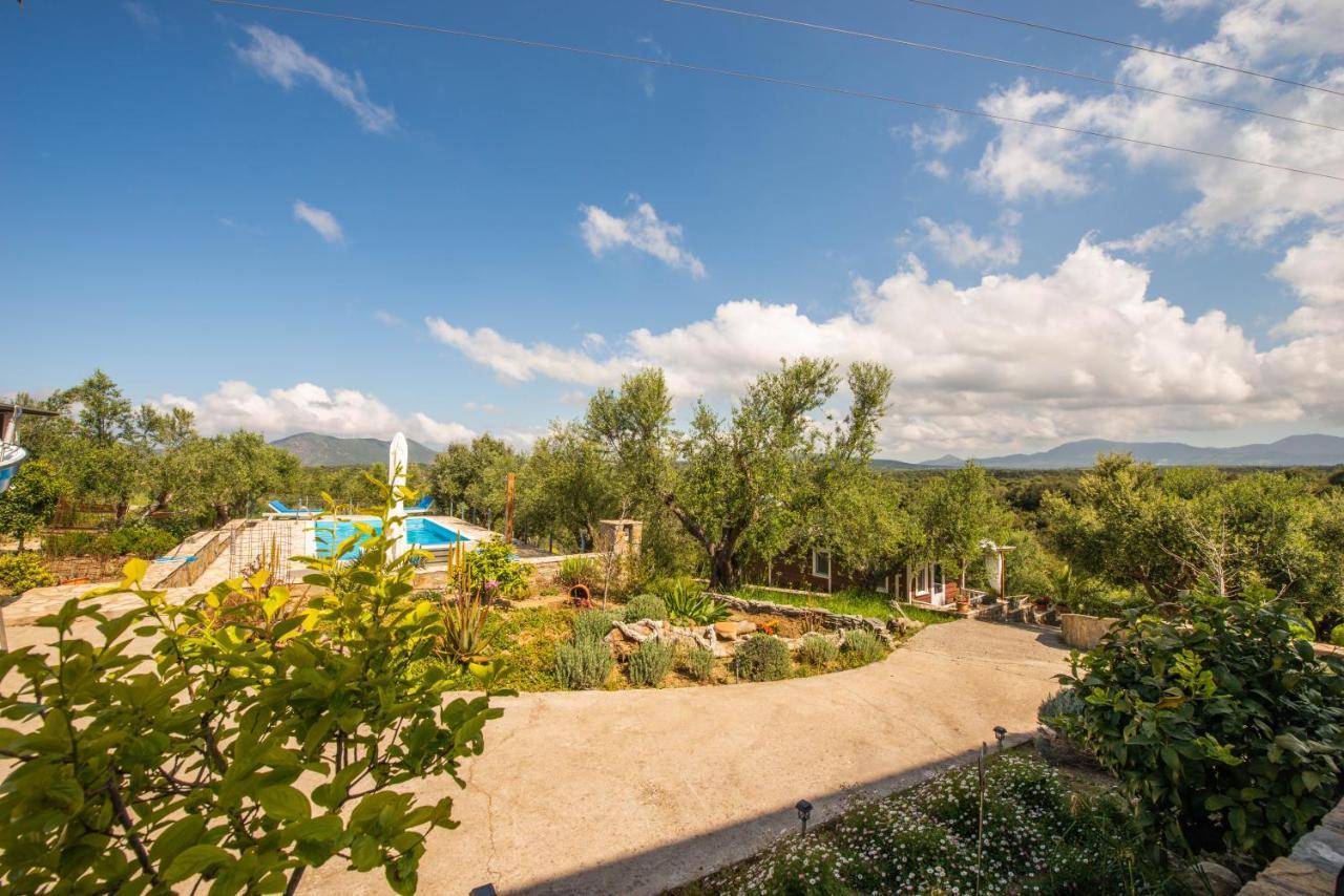 Hakuna Matata Holidays Wooden Lodge With Airco & Pool In Greek Olive Grove 迈索尼 外观 照片